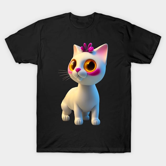 Adorable, Cool, Cute Cats and Kittens 23 T-Shirt by The Black Panther